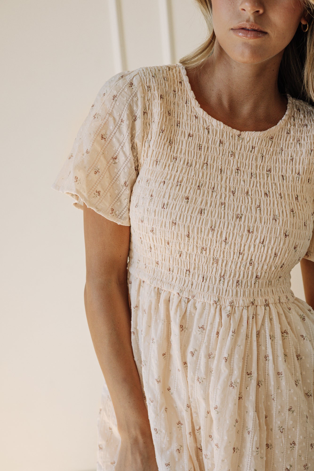 Maylee Dress in Peach