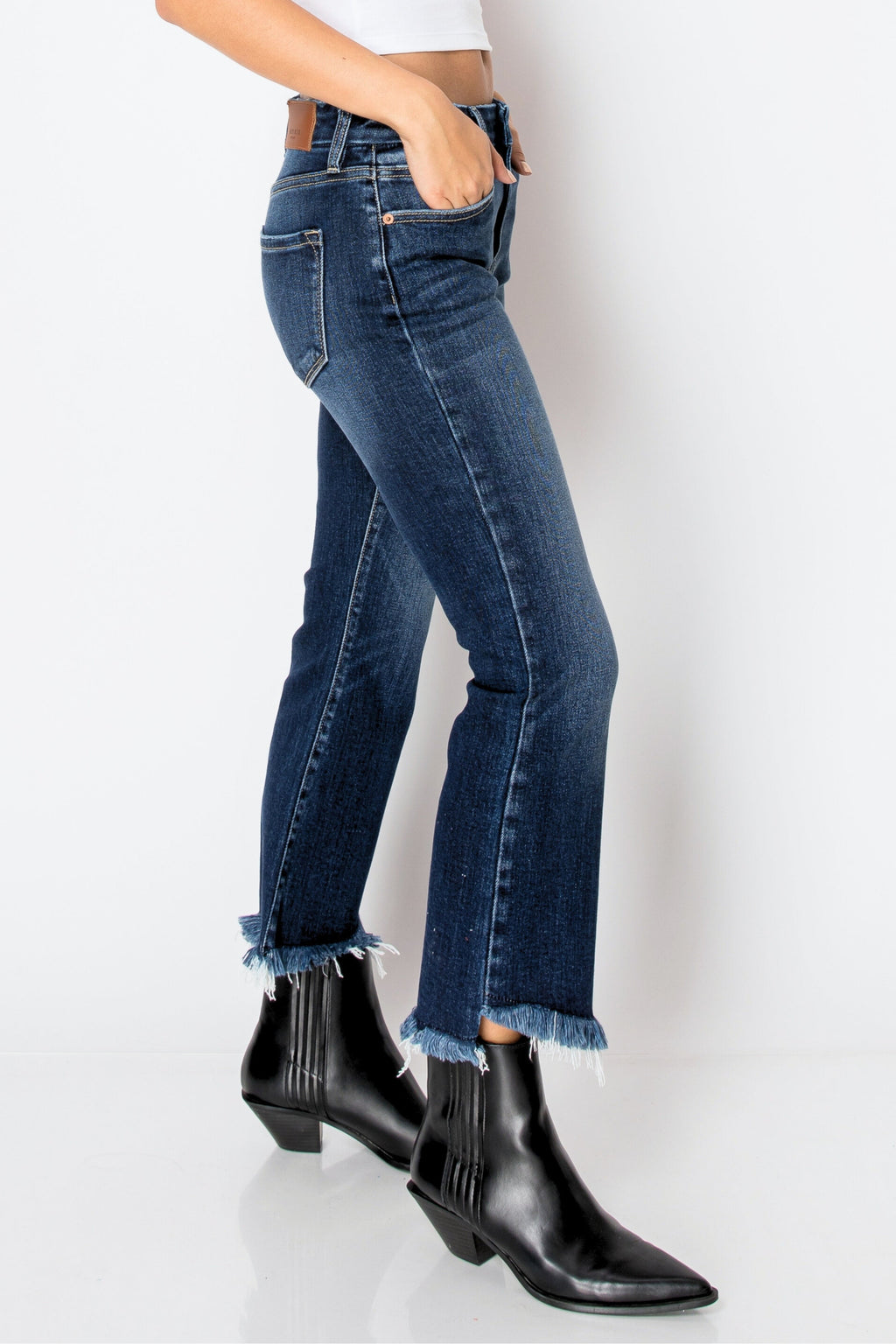 Corset ECO Friendly Colle High Rise Crop Flare Jeans