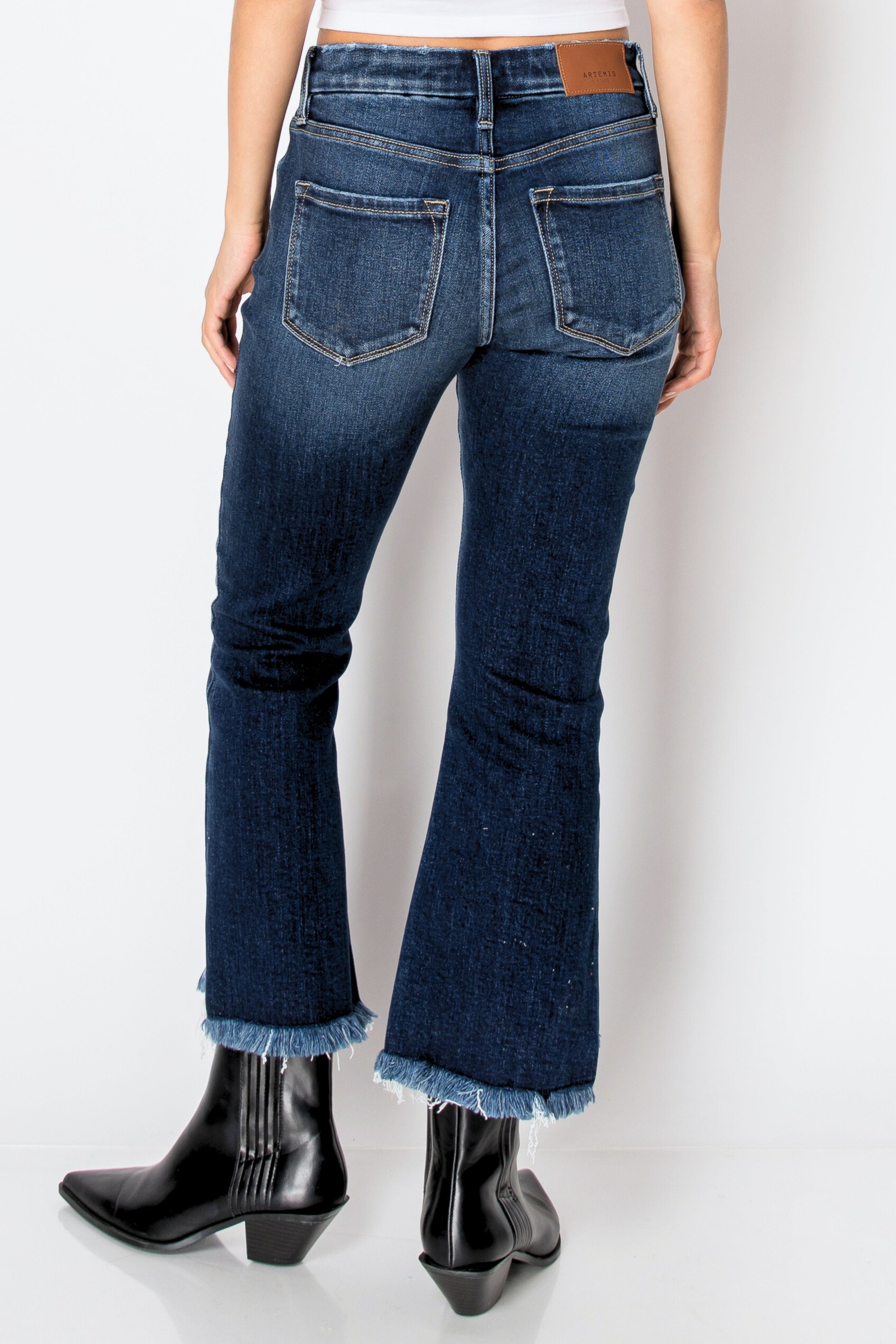 Corset ECO Friendly Colle High Rise Crop Flare Jeans