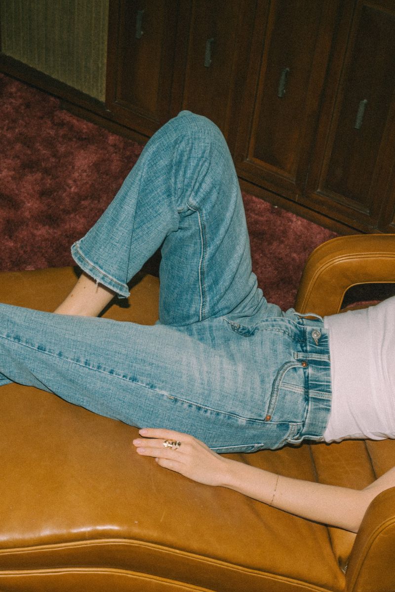 Tummy Control High Rise Straight Jeans