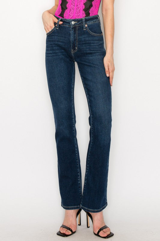 Allison High Rise Skinny Bootcut Jeans