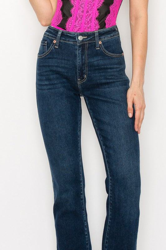 Allison High Rise Skinny Bootcut Jeans