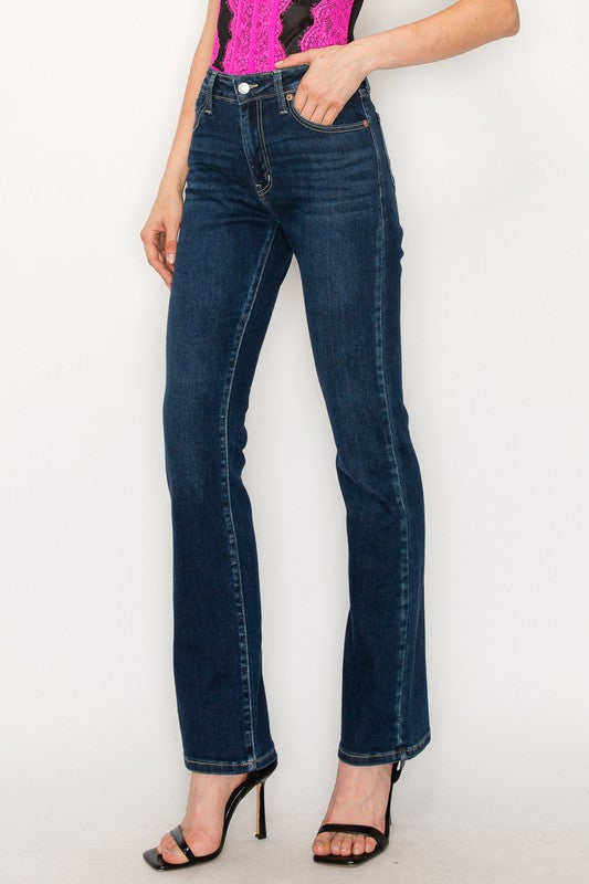 Allison High Rise Skinny Bootcut Jeans