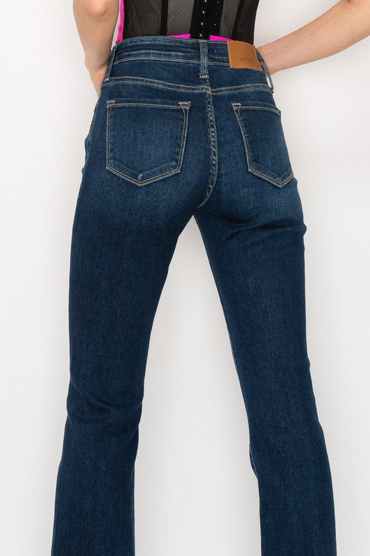Allison High Rise Skinny Bootcut Jeans