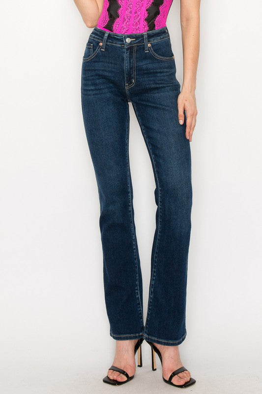 Allison High Rise Skinny Bootcut Jeans