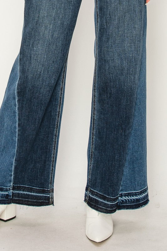 Juliana 90 Wide High Rise Relaxed Wide Leg Jeans