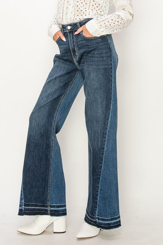 Juliana 90 Wide High Rise Relaxed Wide Leg Jeans
