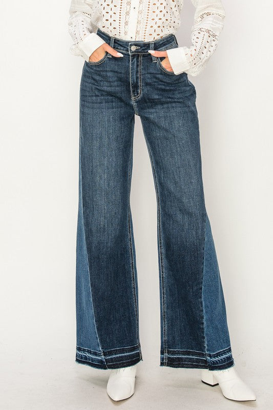 Juliana 90 Wide High Rise Relaxed Wide Leg Jeans