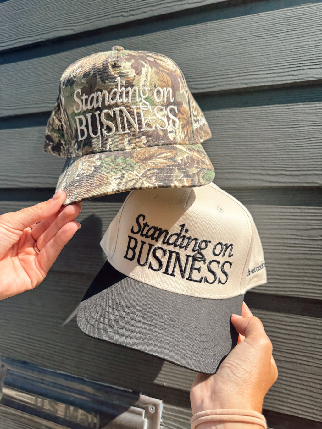 Standing On Business Trucker Hat