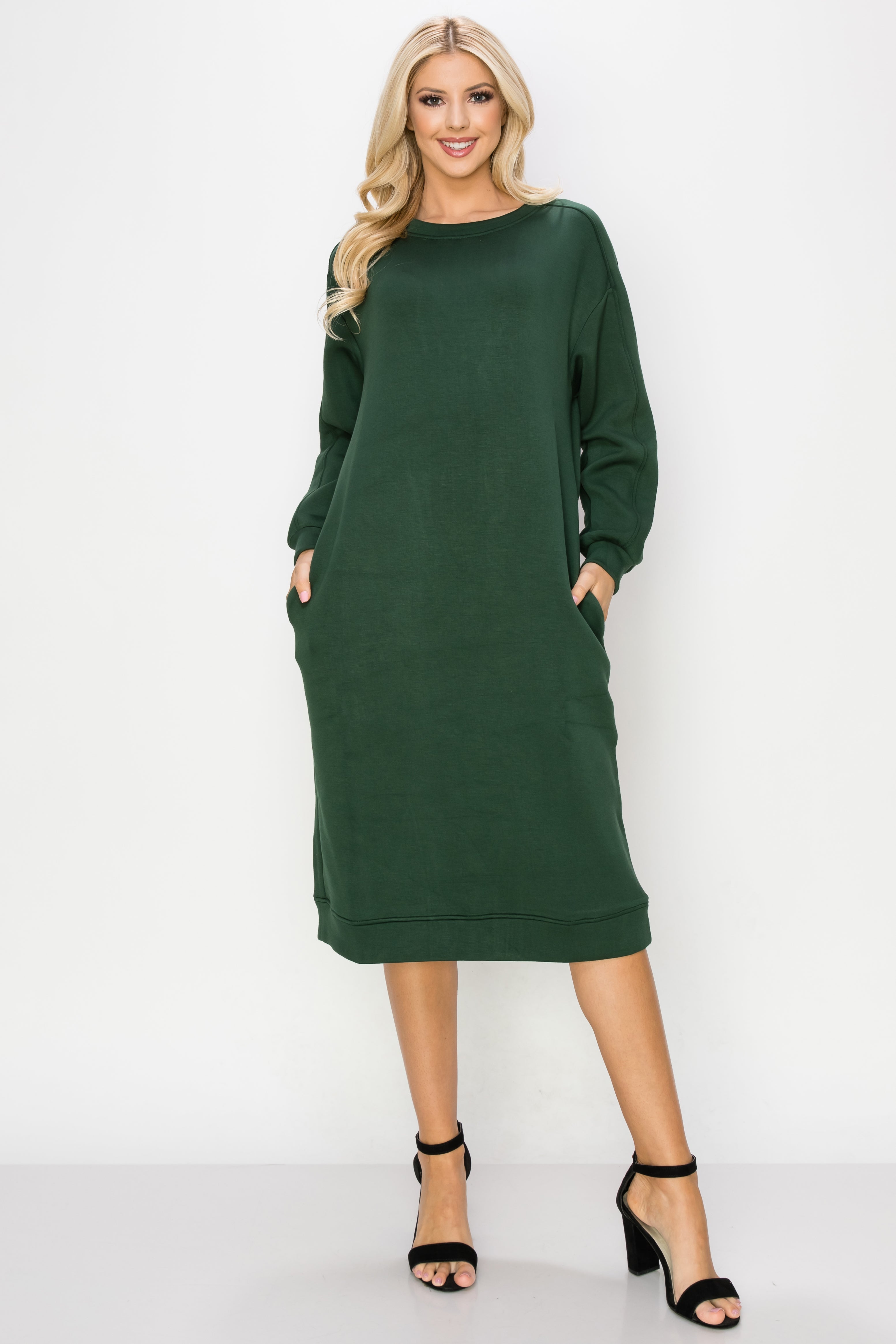 Finna French Scuba Knit Dress