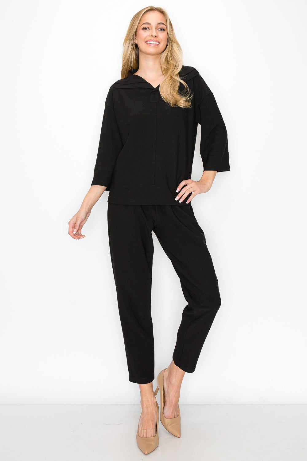 Kellie Stretch Crepe Knit Pant