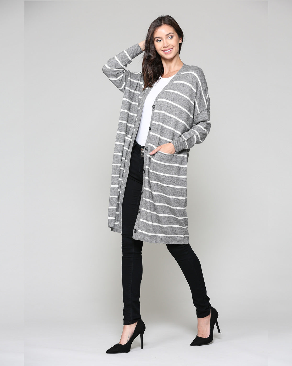 Shayla Knitted Sweater Cardigan