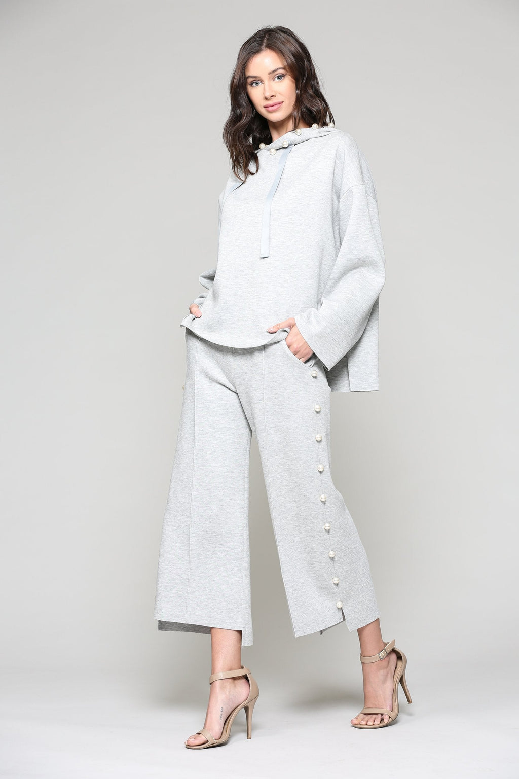 Farrah French Scuba Pearl Pant