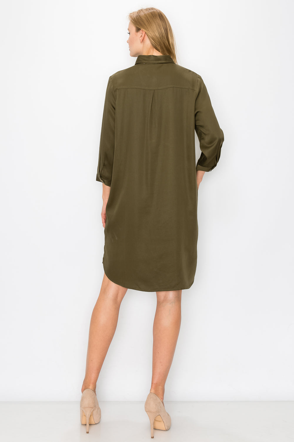 Taylor Tencel Shirt Tunic Dress