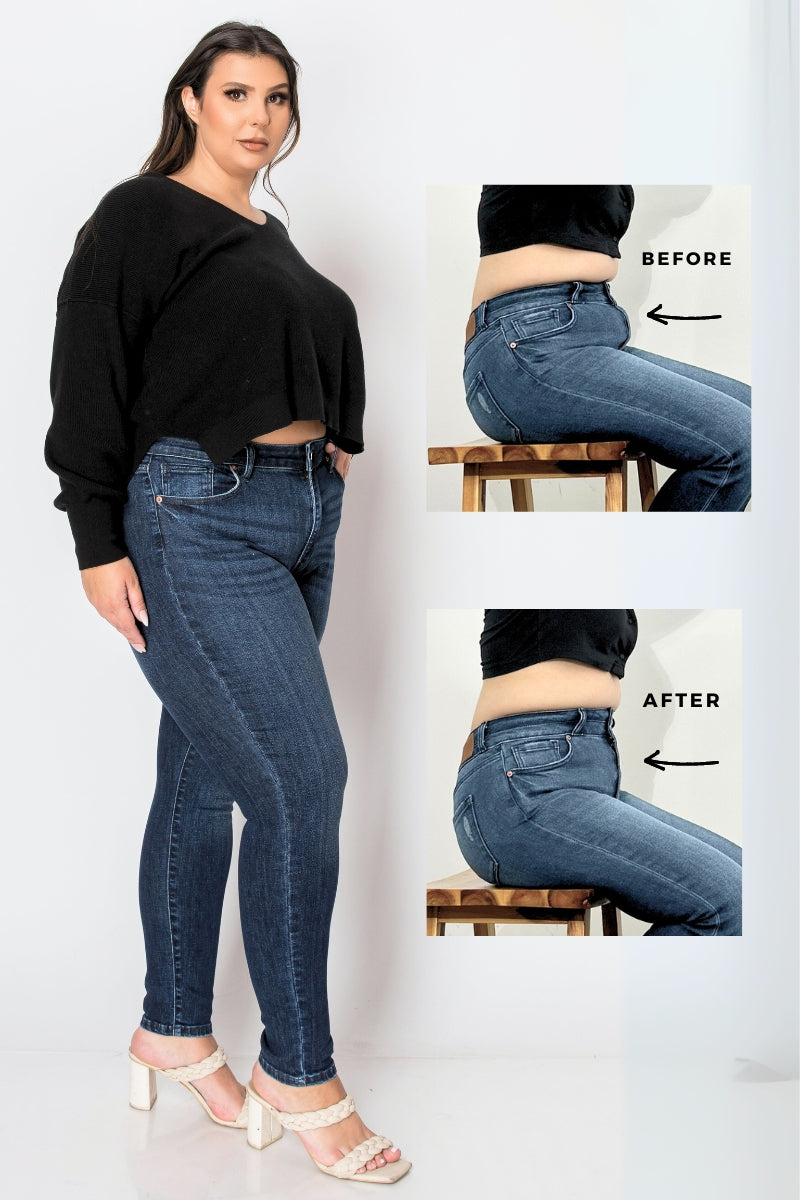 Corset Plus Super Skinny Jeans