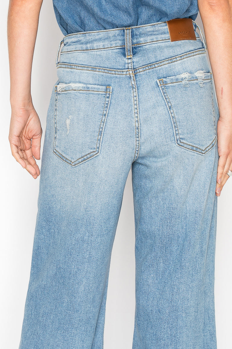 *HYBRID* HIGH RISE RELAXED FLARE JEANS