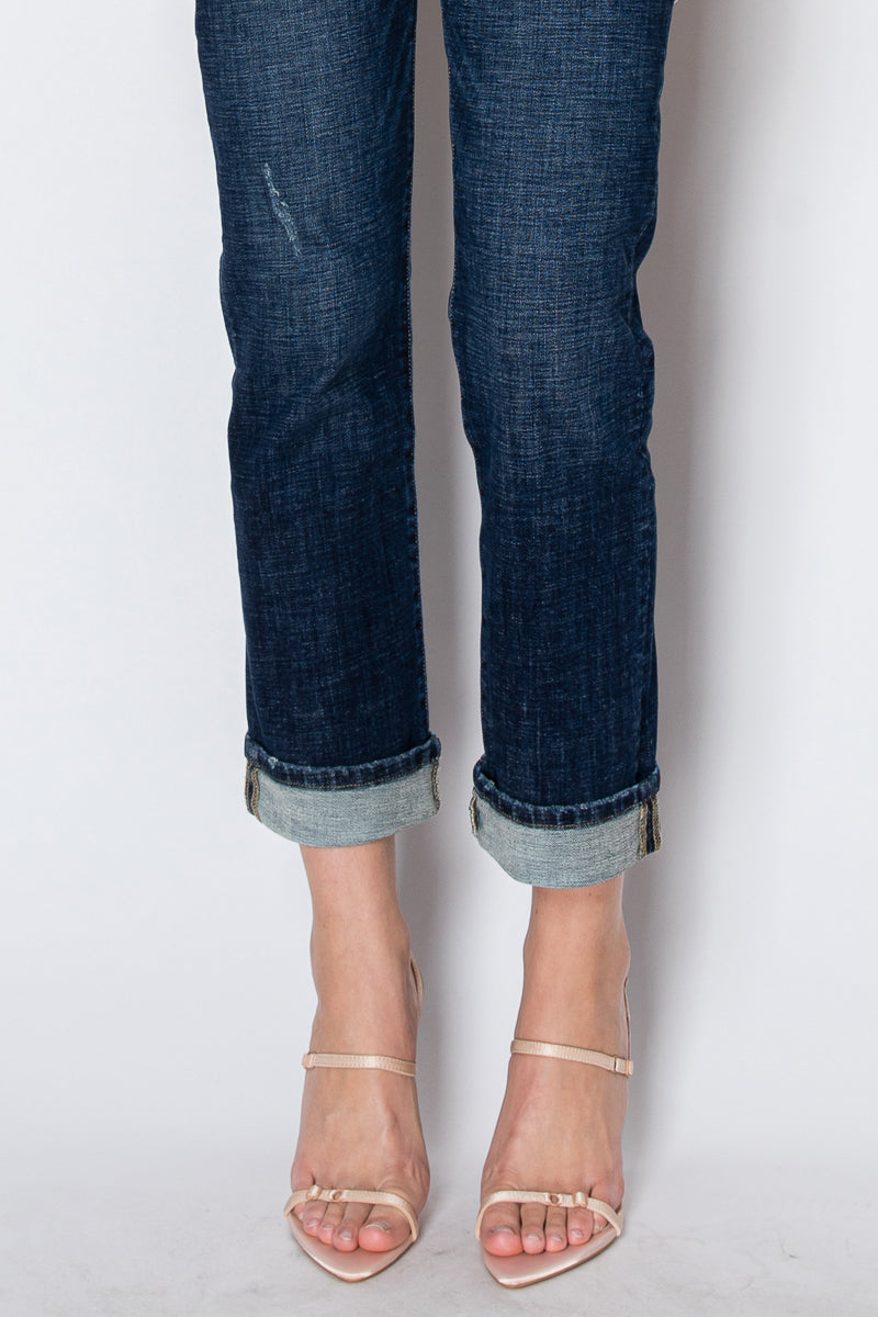 Artemis Vintage | Zephyra Tummy Control High Rise Stretch Straight w/ Single Cuff