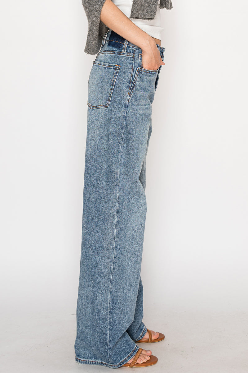 BLUE By Artemis Slim Ultra High Rise 90's Straight Jeans