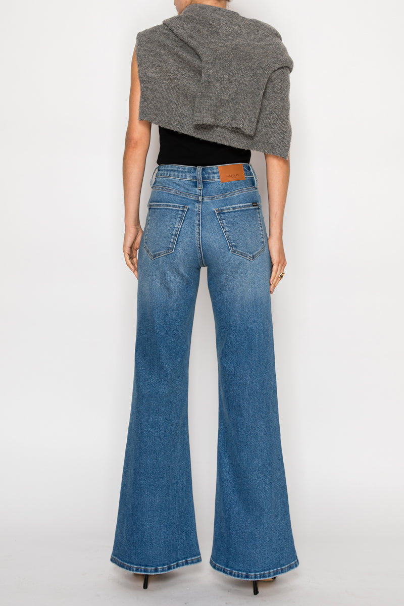 Artemis Vintage | TUMMY CONTROL RELAXED HIGH RISE PALAZZO JEANS *Signature*