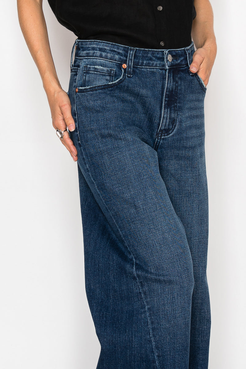 High Rise A-Wide Jeans
