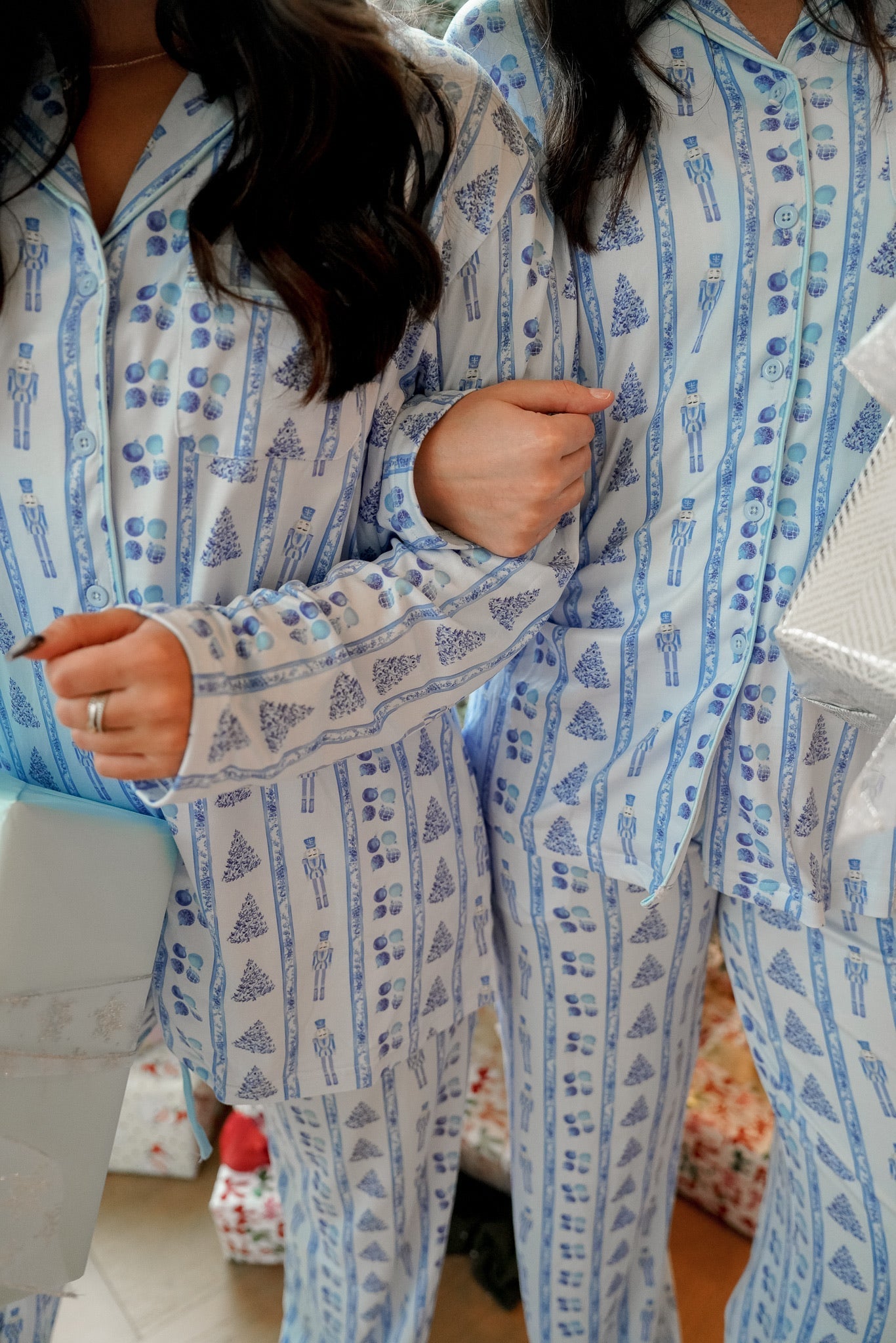 Blue Christmas - Long Pajama Set