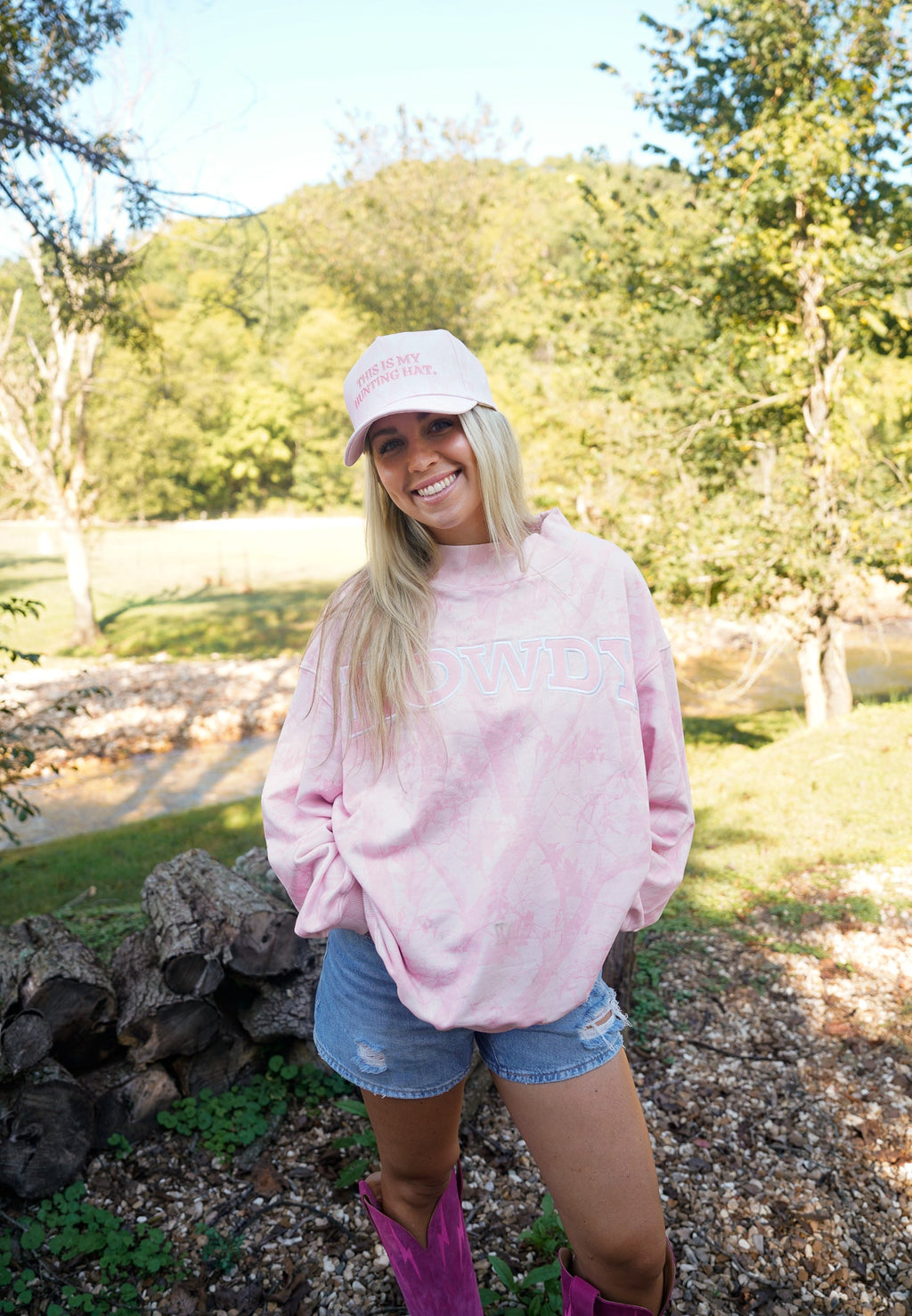 This is my Hunting Hat. - Camo Trucker Hat