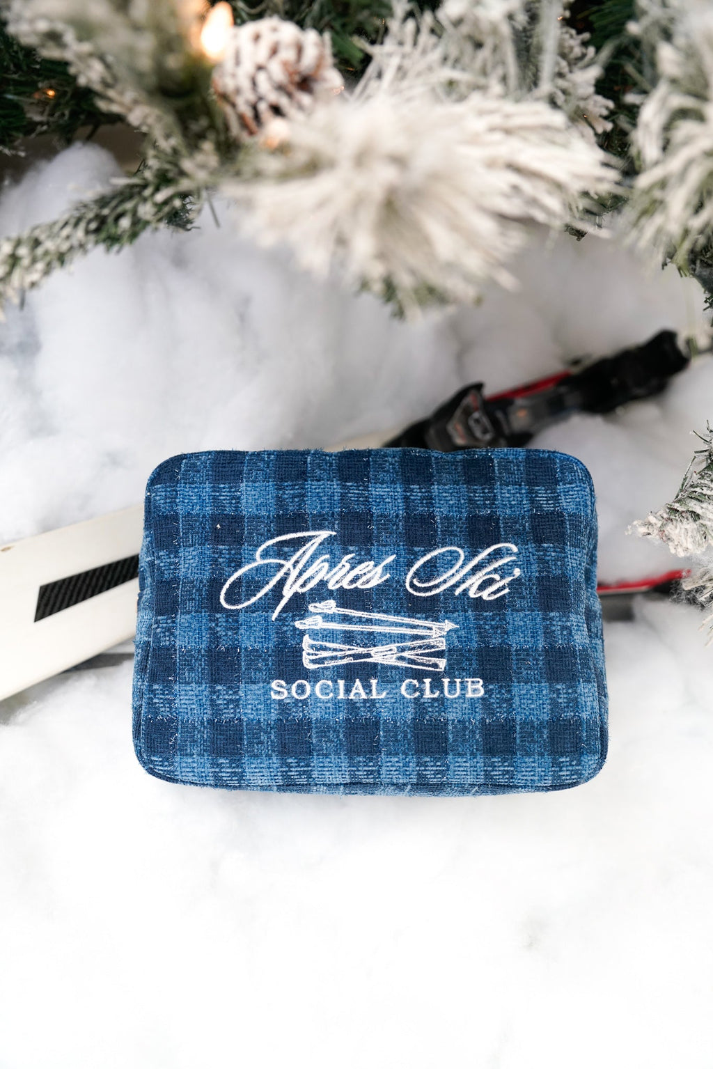 Apres Ski Social Club - Navy Plaid XL Bag