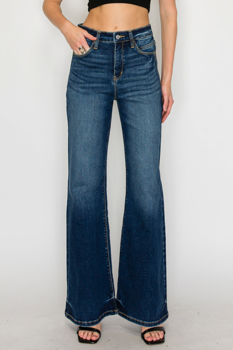 High Rise Holly Flare Jeans – Tummy Control Fit