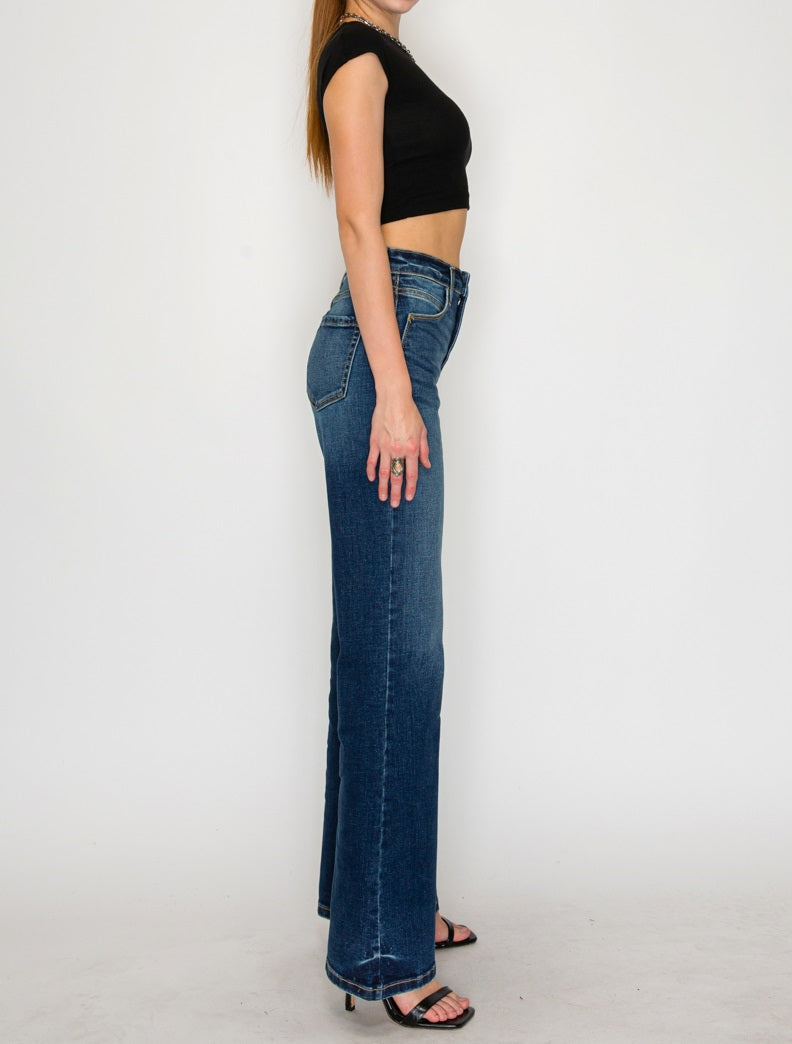 High Rise Holly Flare Jeans – Tummy Control Fit