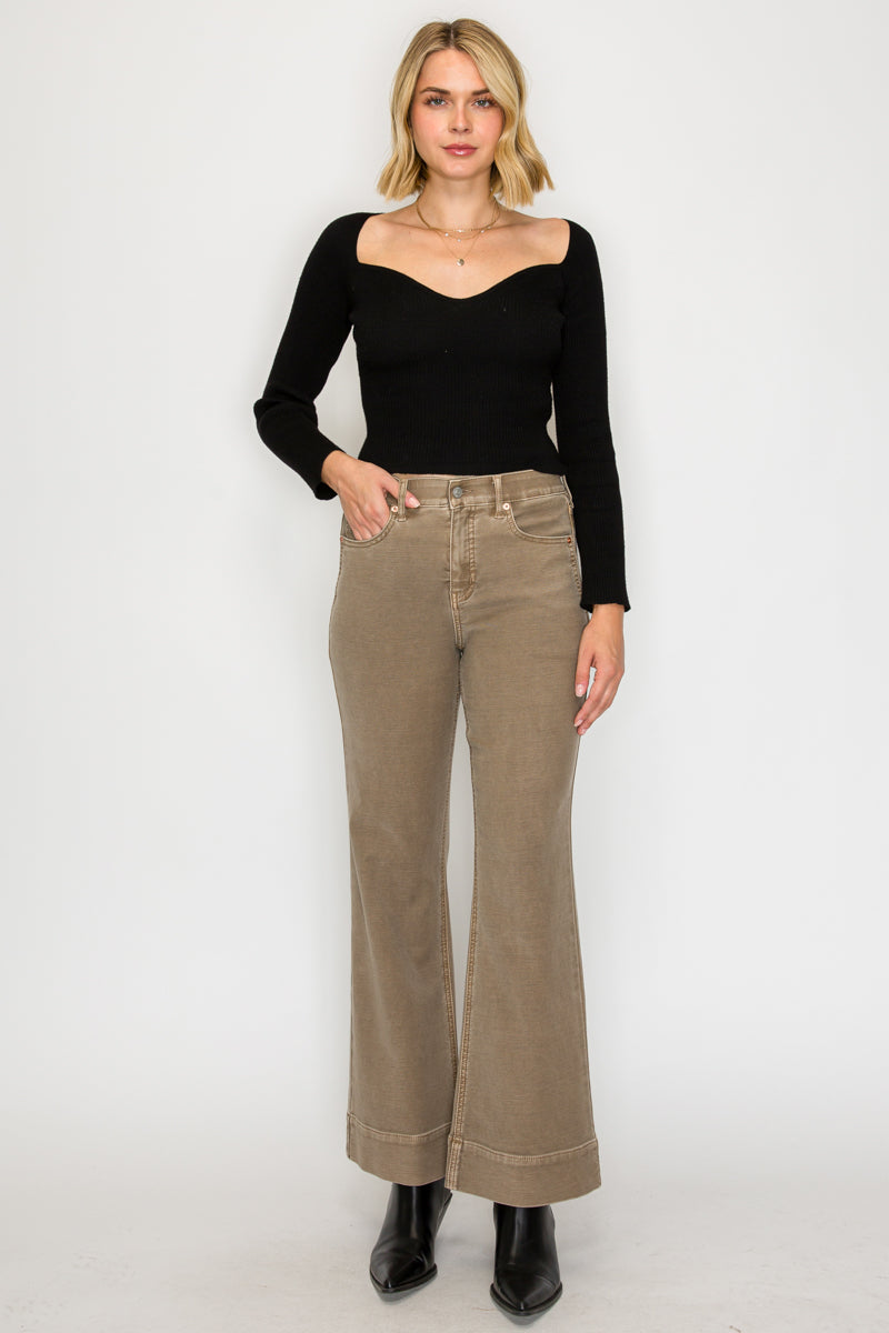 TUMMY CONTROL HIGH RISE HOLLY FLARE PANTS
