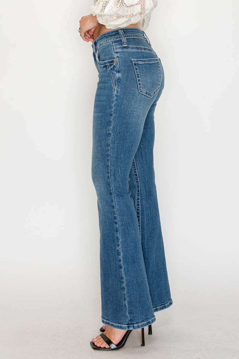 Artemis Vintage | TUMMY CONTROL HIGH RISE SLIM FLARE JEANS  *Signature*