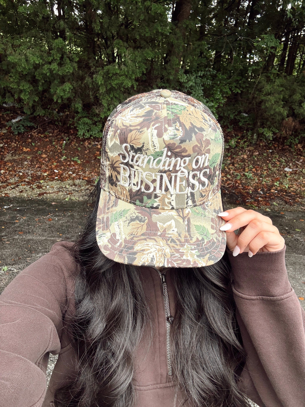 Standing On Business Trucker Hat