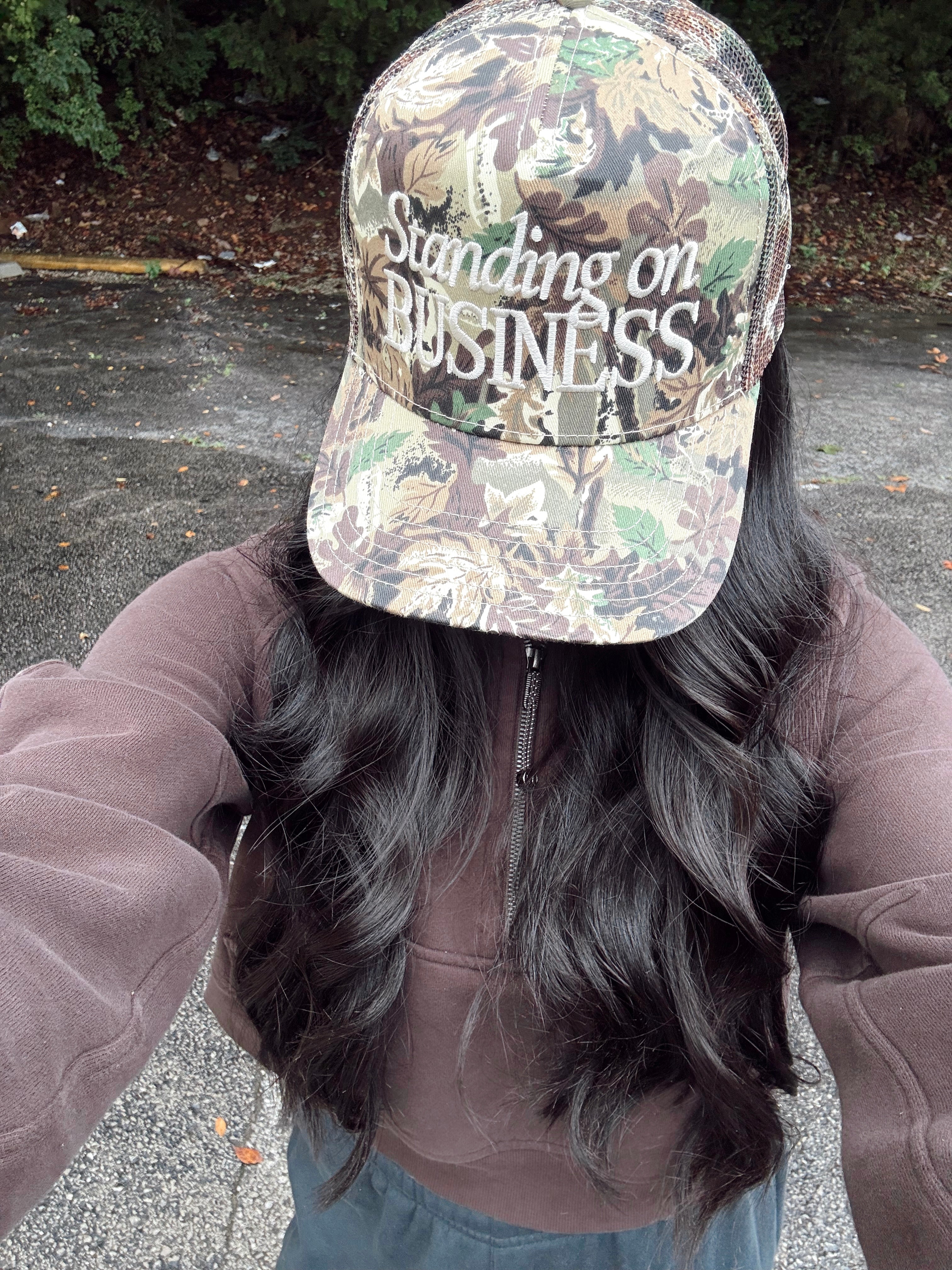 Standing On Business Trucker Hat