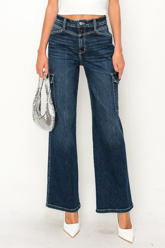Andrea 90s Wide High Rise Wide Jeans