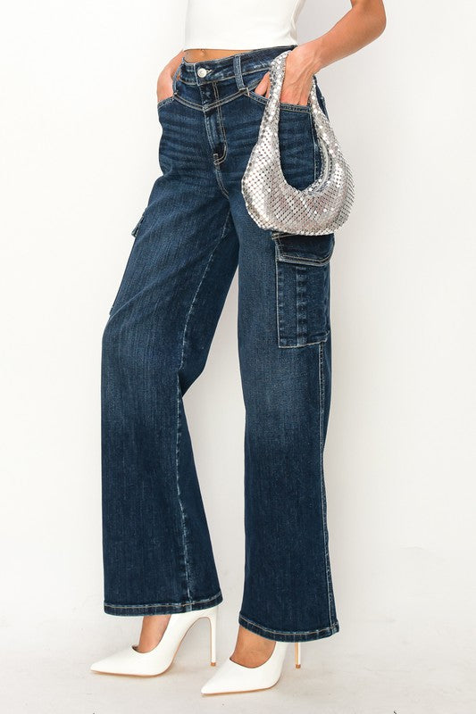 Andrea 90s Wide High Rise Wide Jeans