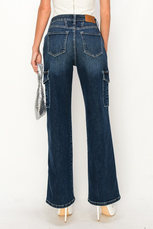 Andrea 90s Wide High Rise Wide Jeans