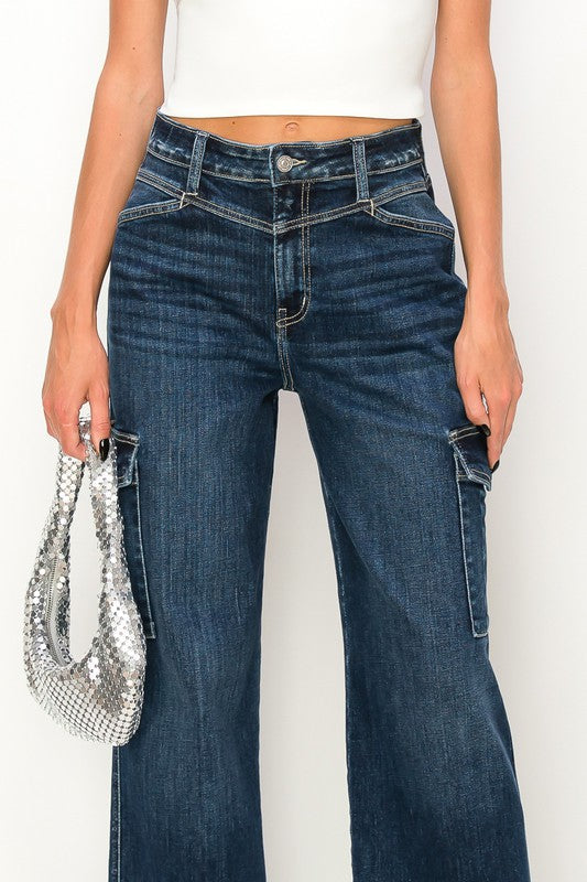 Andrea 90s Wide High Rise Wide Jeans