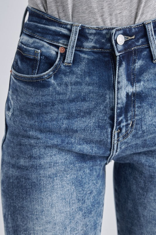 Artemis Vintage |Aubree High Rise Stretch Distressed Mom Jeans