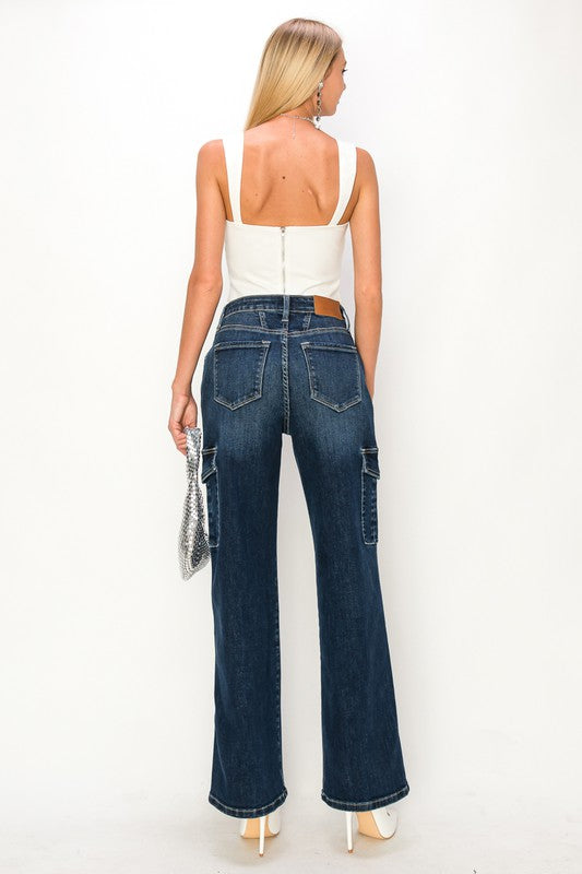 Andrea 90s Wide High Rise Wide Jeans